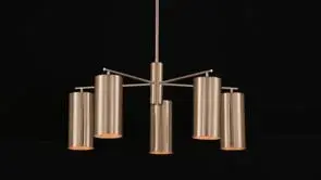Lio 5-Light Chandelier in Noble Brass by Breegan Jane - Image 7