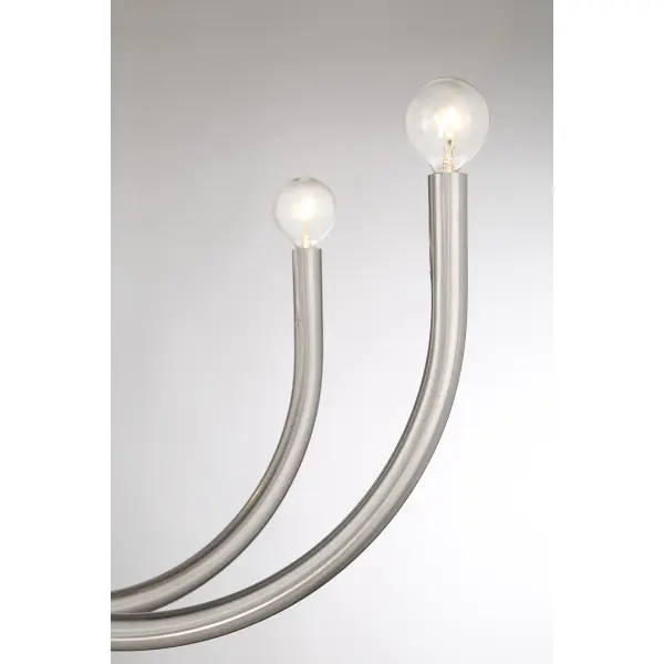 Sorrento 8-Light Chandelier in Satin Nickel - Image 6