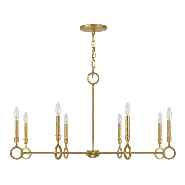 Noah 8-Light Chandelier in Gold Armory by Breegan Jane - Image 2