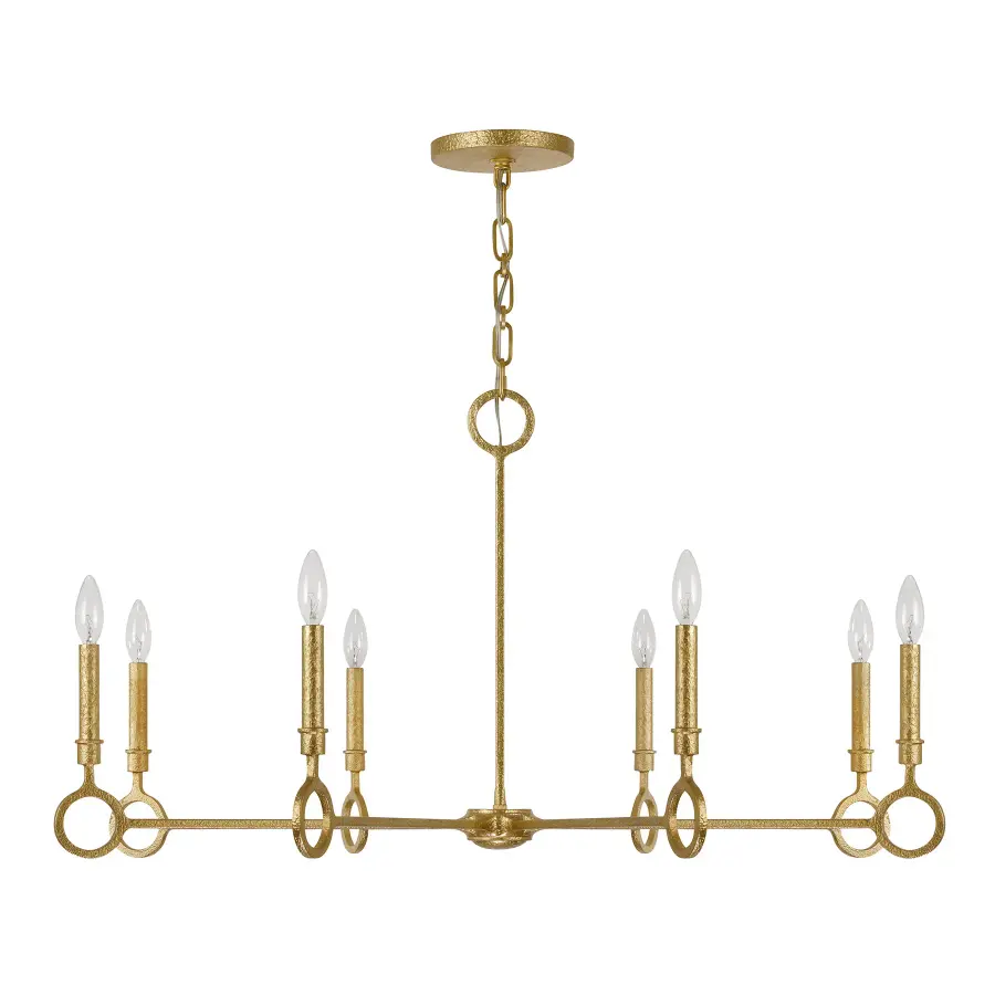 Noah 8-Light Chandelier in Gold Armory by Breegan Jane - Image 2