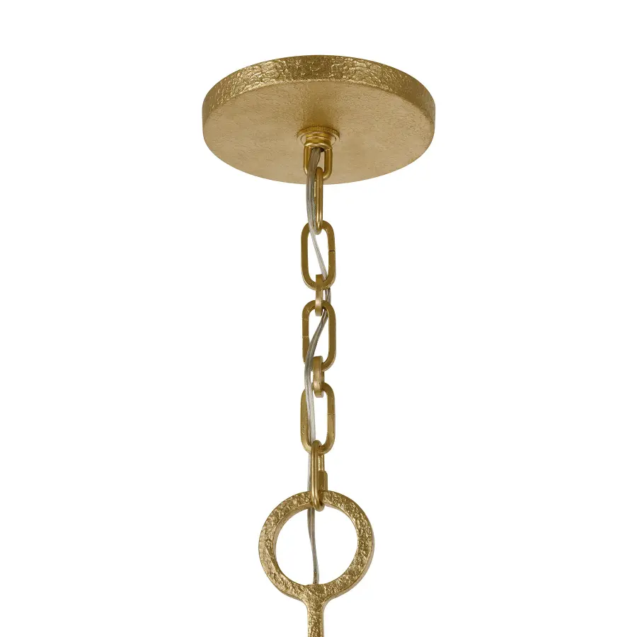 Noah 8-Light Chandelier in Gold Armory by Breegan Jane - Image 7
