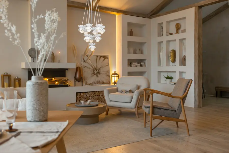Pacha 10-Light Chandelier in White Cashmere by Breegan Jane - Image 7