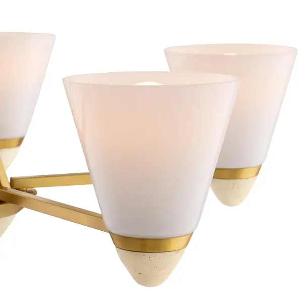Kohlman 5-Light Chandelier in Warm Brass - Image 6