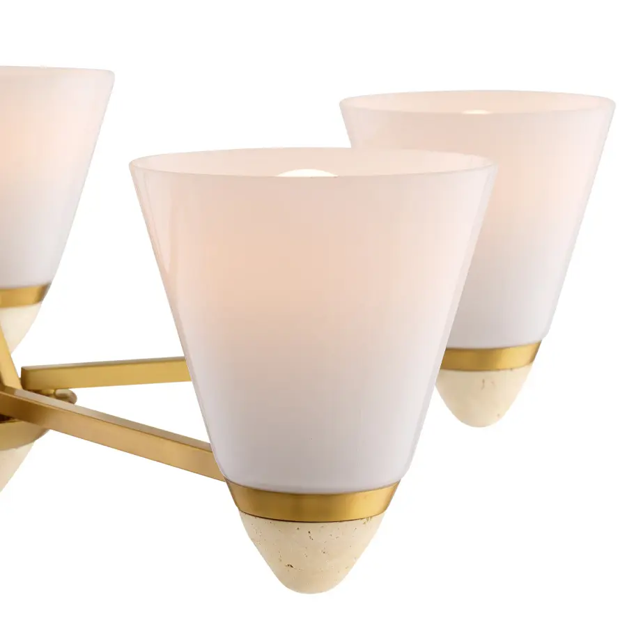 Kohlman 5-Light Chandelier in Warm Brass - Image 6