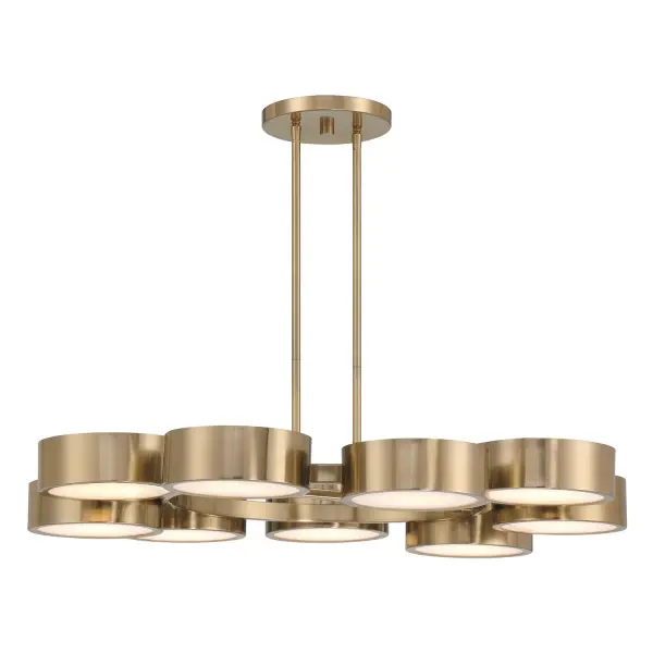 Talamanca LED Chandelier in Noble Brass - Image 1