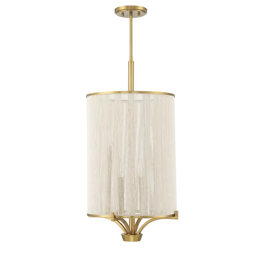Wynwood 4-Light Chandelier in Warm Brass - Image 2