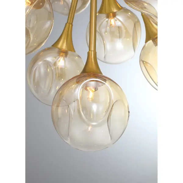 Matisse 18-Light Chandelier in Warm Brass - Image 7
