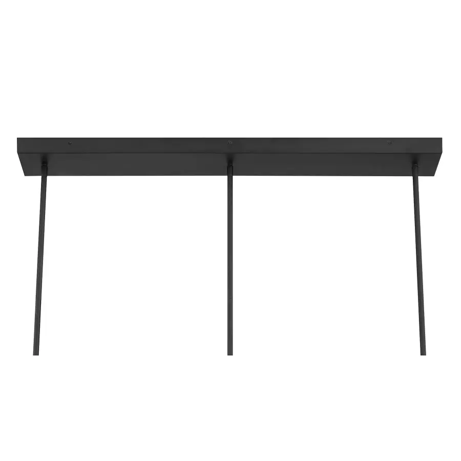 Hillbourne 3-Light Linear Chandelier in Matte Black - Image 6