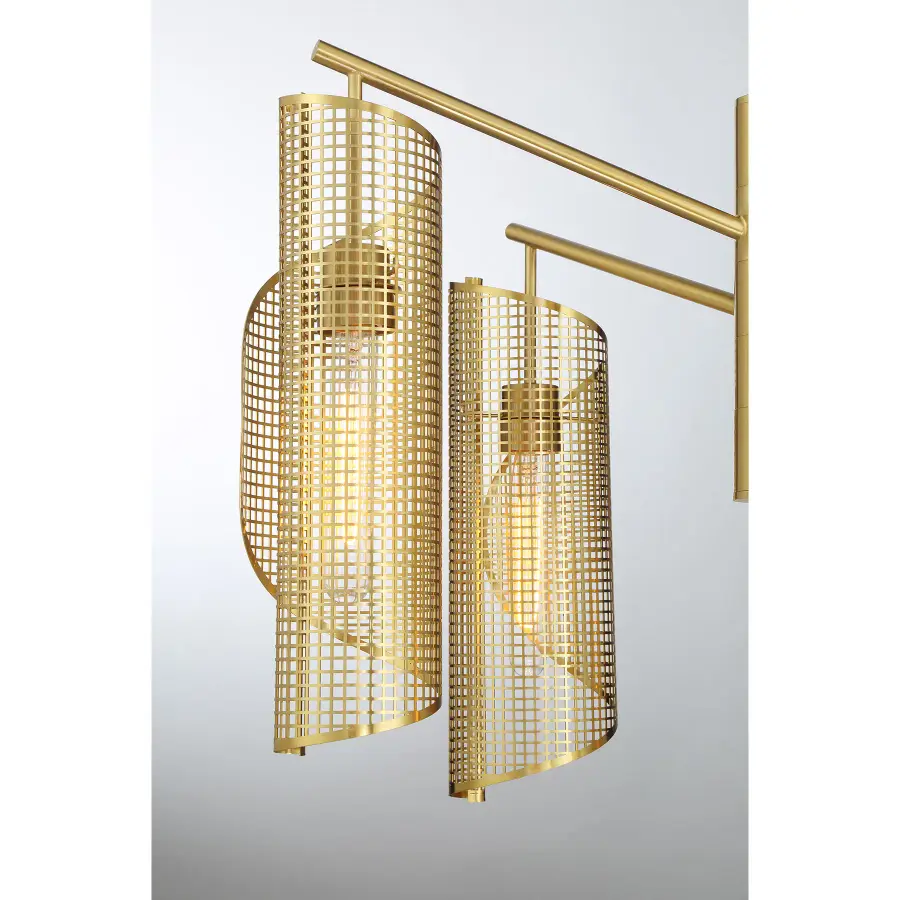 Hillbourne Five Light Chandelier in Warm Brass - Image 6