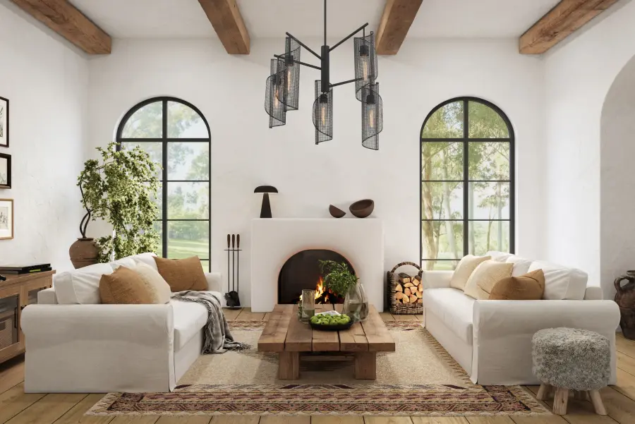 Hillbourne 5-Light Chandelier in Matte Black - Image 8