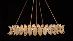 Monarch 8-Light Chandelier in Champagne Mist with Coconut Shell by Breegan Jane - Image 7