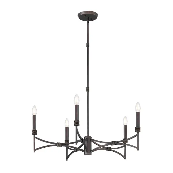 Gardner 5-Light Chandelier in Champagne Mist - Image 5