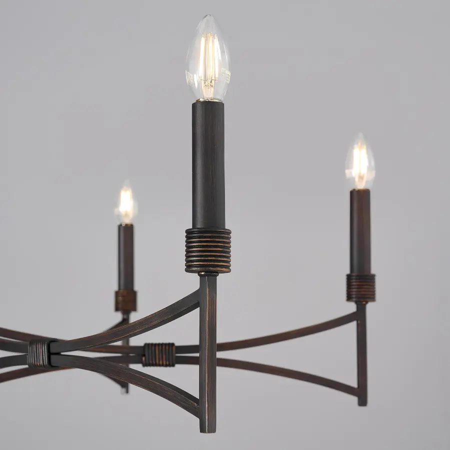 Gardner 5-Light Chandelier in Champagne Mist - Image 6