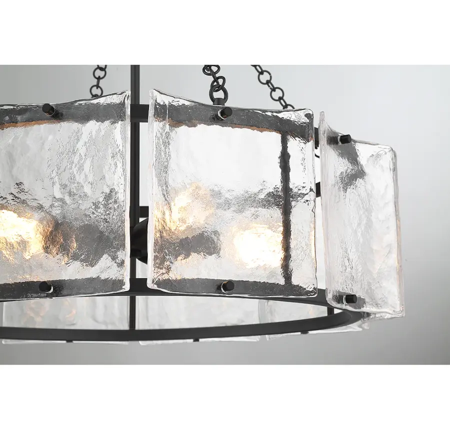 Genry 5-Light Pendant in Matte Black - Image 6