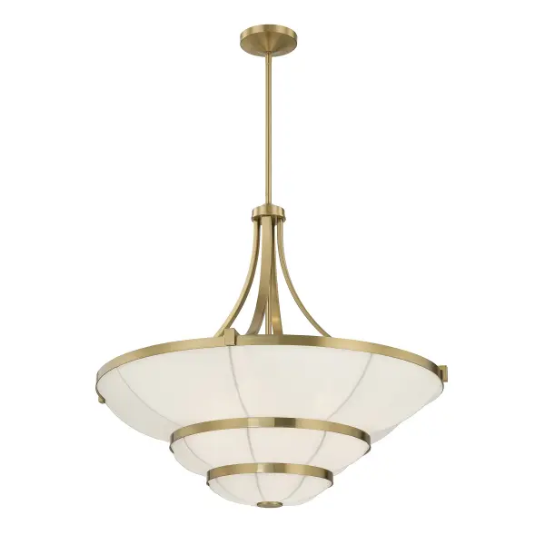 Constantine 4-Light Chandelier in Warm Brass - Image 3