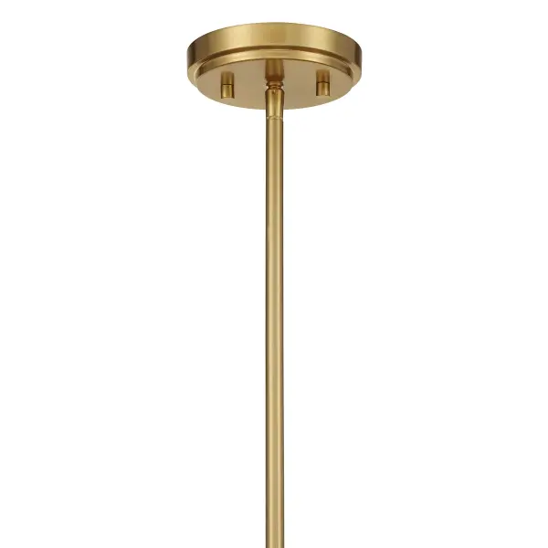 Consulate 5-Light Chandelier in Matte Black and Warm Brass - Image 6