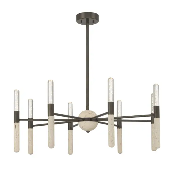 Linden 8-Light Chandelier in Mediterranean Bronze - Image 5