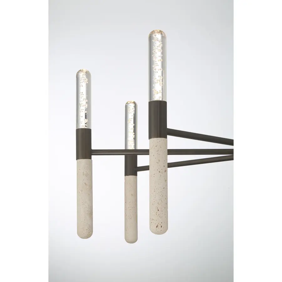 Linden 8-Light Chandelier in Mediterranean Bronze - Image 7