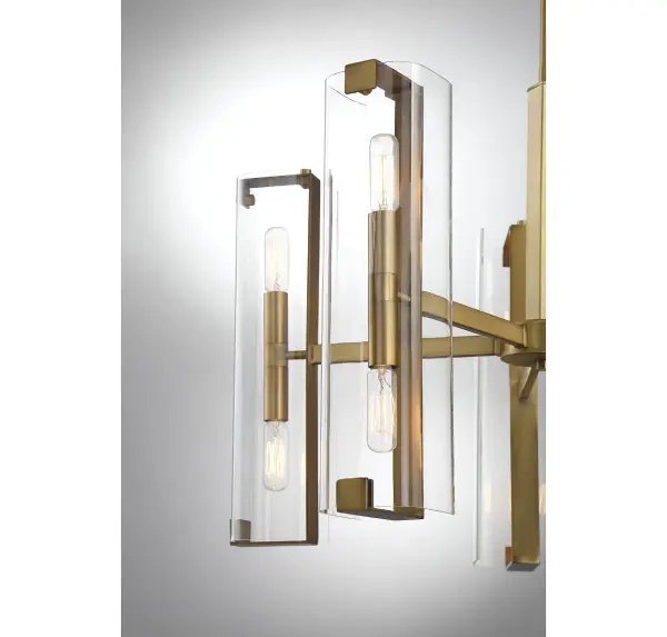 Winfield 10-Light Chandelier in Warm Brass - Image 6