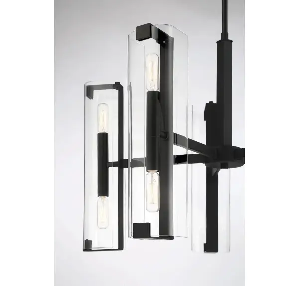 Winfield 10-Light Chandelier in Matte Black - Image 6