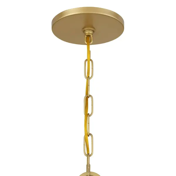 Once 8-Light Chandelier in Spun Gold by Breegan Jane - Image 6