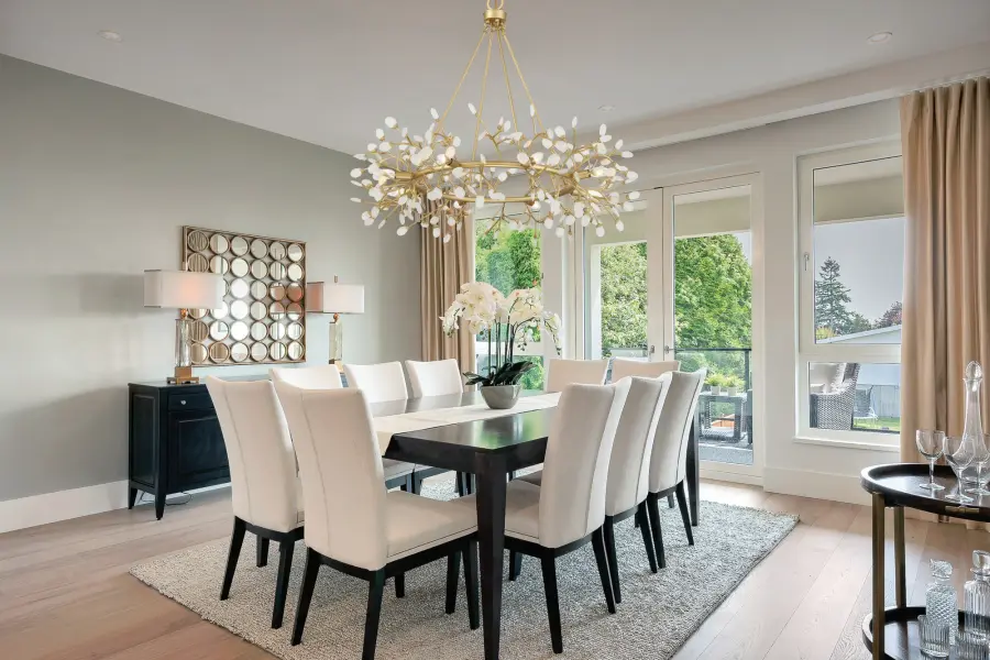 Once 8-Light Chandelier in Spun Gold by Breegan Jane - Image 8
