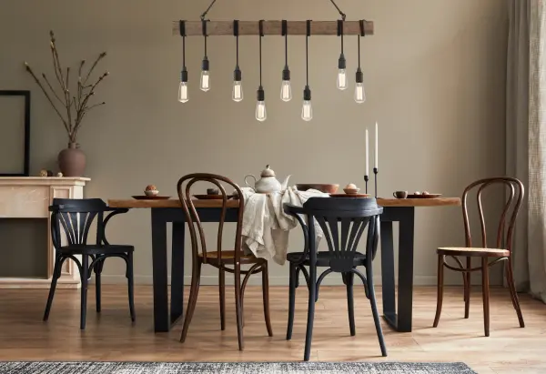 Burgess 8-Light Linear Chandelier in Durango - Image 11