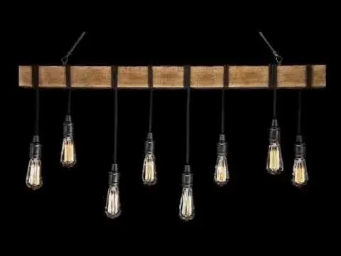 Burgess 8-Light Linear Chandelier in Durango - Image 7