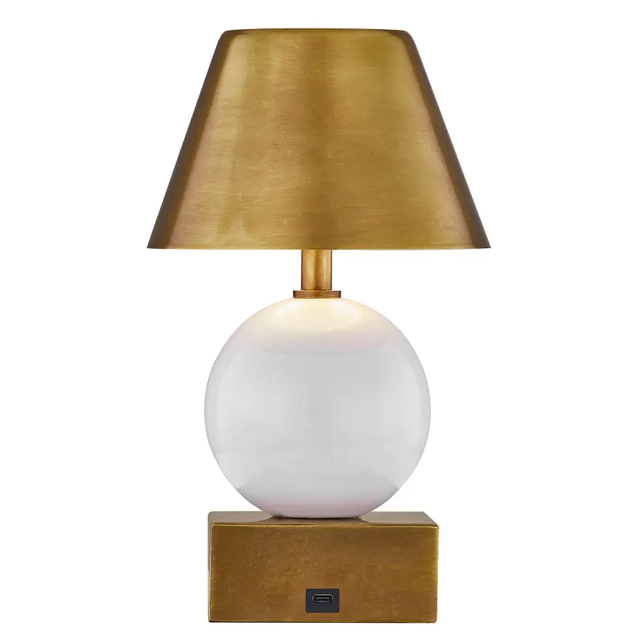 Silas 1-Light Portable Rechargeable LED Table Lamp By Coco & Dash - Image 5