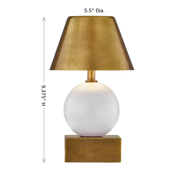 Silas 1-Light Portable Rechargeable LED Table Lamp By Coco & Dash - Image 6