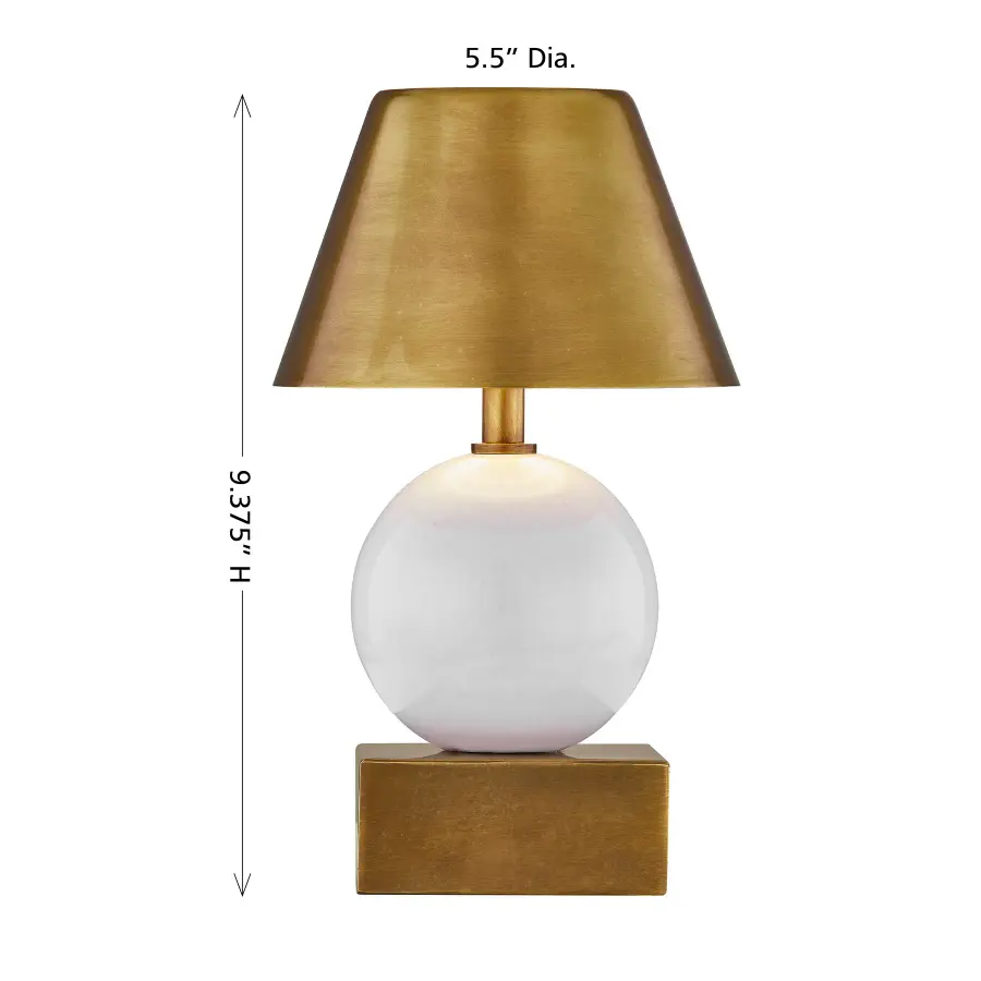 Silas 1-Light Portable Rechargeable LED Table Lamp By Coco & Dash - Image 6