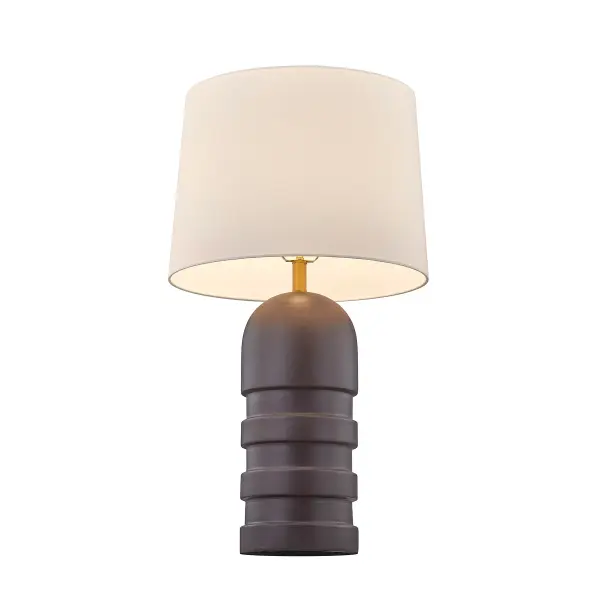 Wehunt One Light Table Lamp in Brown - Image 3