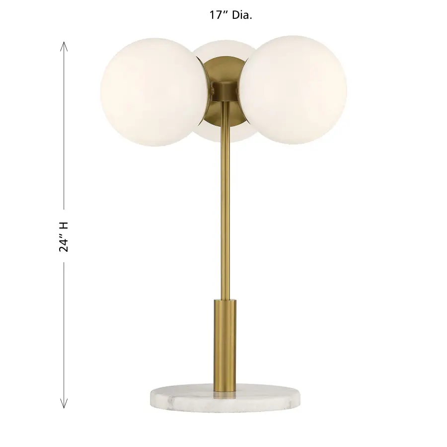 Turin 3-Light Table Lamp by Dann Foley - Image 6