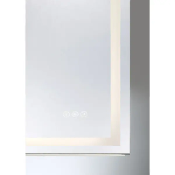 Oneida LED Rectangle Frontlit Mirror - Image 5