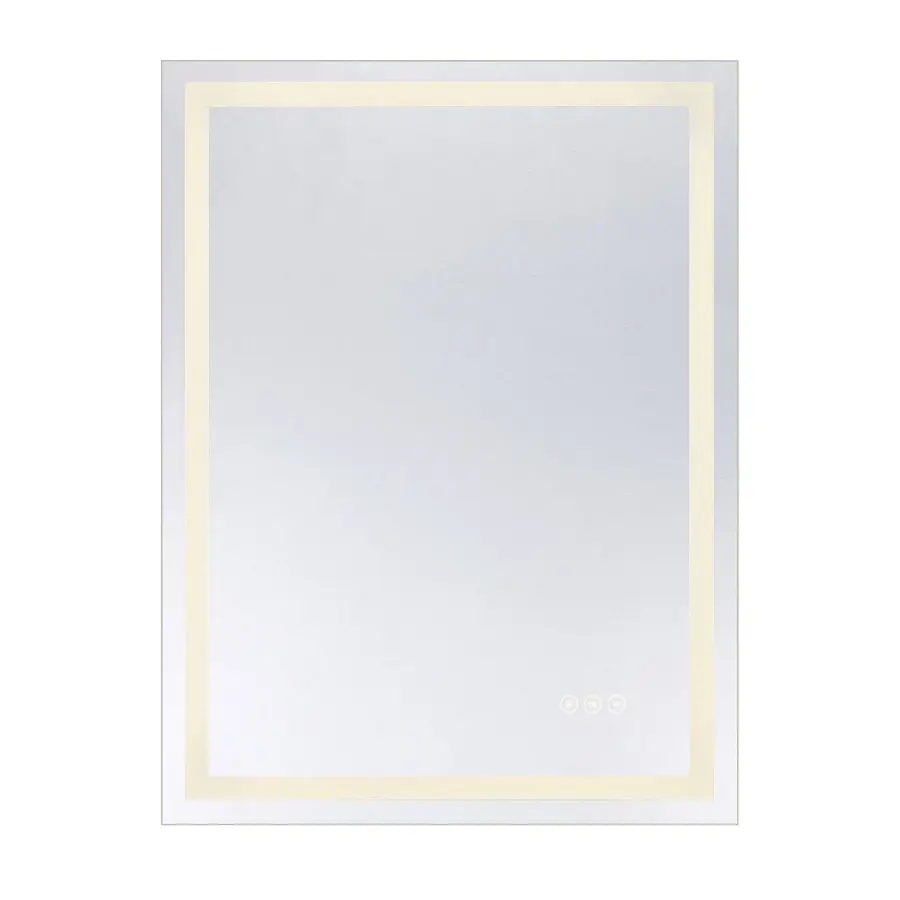 Beckett LED Rectangle Frontlit and Backlit Mirror - Image 1