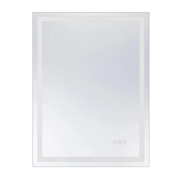 Beckett LED Rectangle Frontlit and Backlit Mirror - alternate view