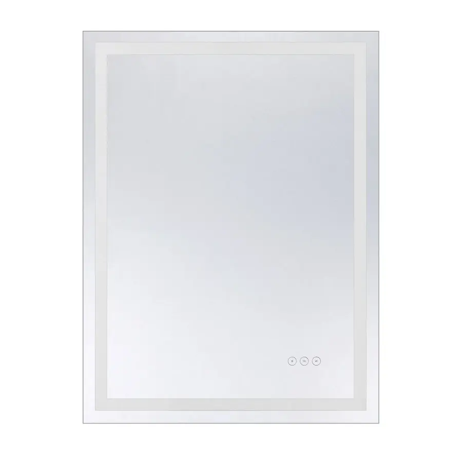 Beckett LED Rectangle Frontlit and Backlit Mirror - Image 2