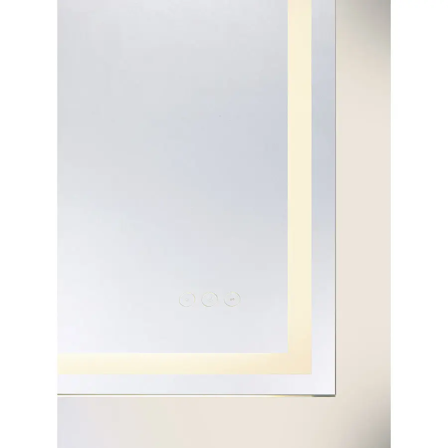 Beckett LED Rectangle Frontlit and Backlit Mirror - Image 4