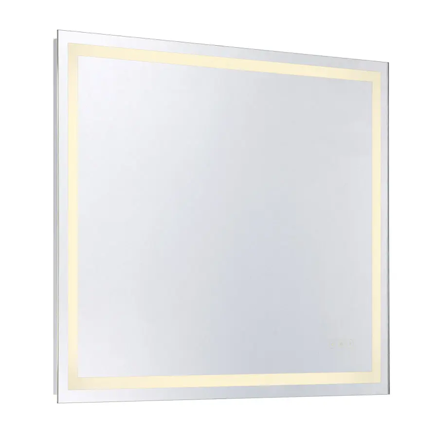 Beckett LED Rectangle Frontlit and Backlit Mirror - Image 3