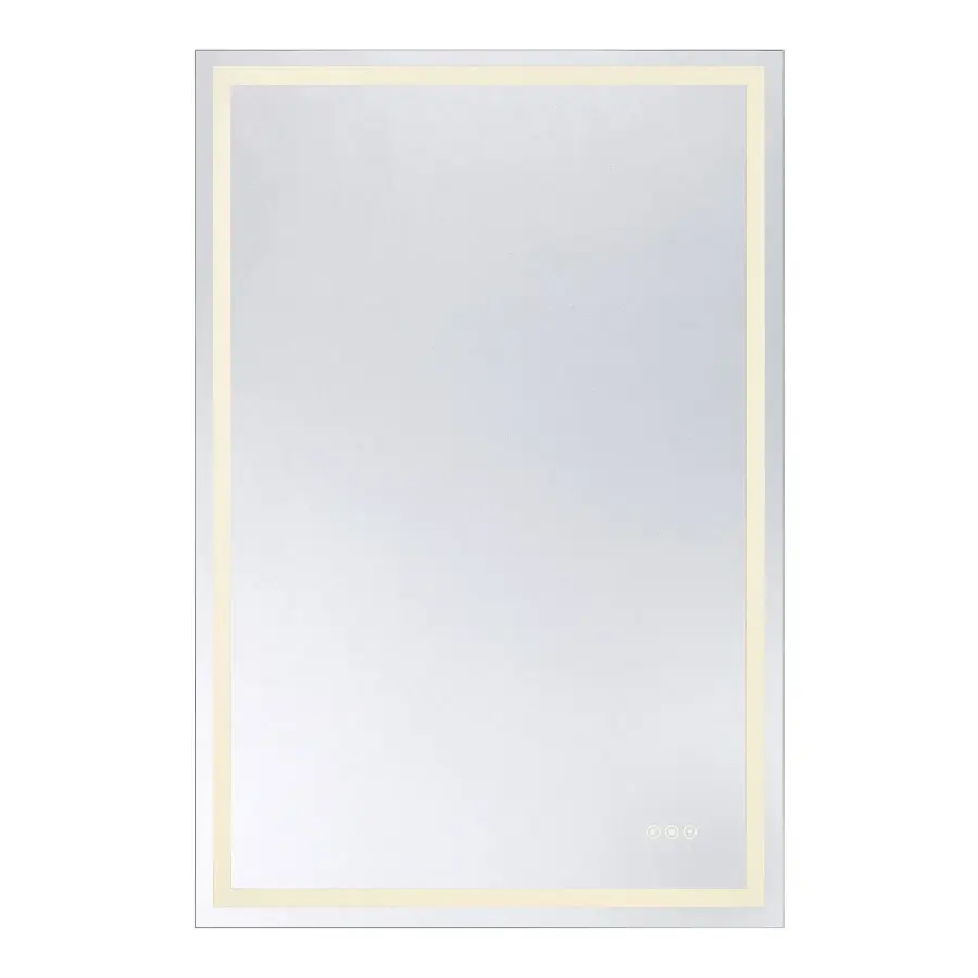 Beckett LED Rectangle Frontlit and Backlit Mirror - Image 1