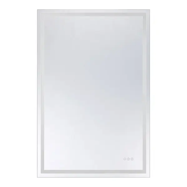 Beckett LED Rectangle Frontlit and Backlit Mirror - alternate view