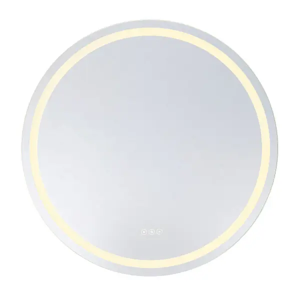 The Beckett LED mirror delivers professional-grade illumination with front and back lighting, three adjustable color temperatures, stepless dimming, and an auto-shutoff defogger. Memory function restores your last settings for convenience.