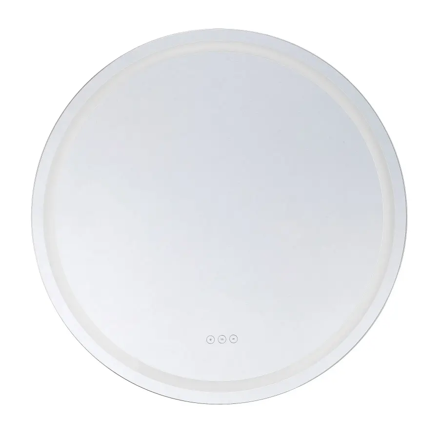 Beckett LED Round Frontlit and Backlit Mirror - Image 2