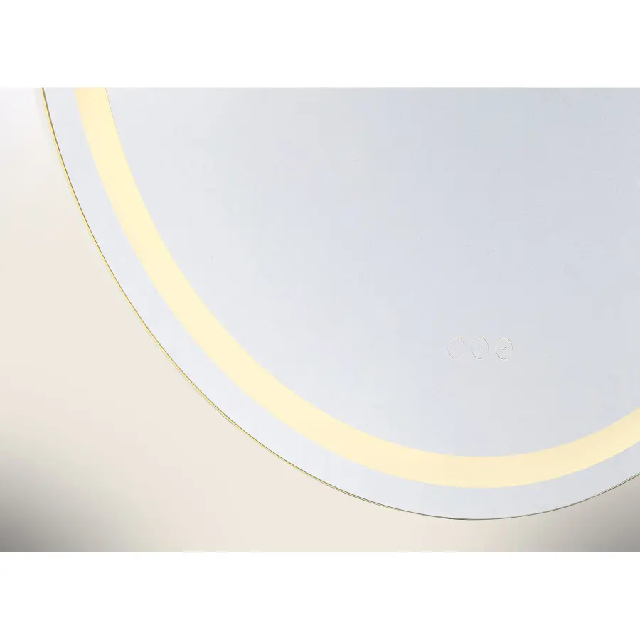Beckett LED Round Frontlit and Backlit Mirror - Image 4