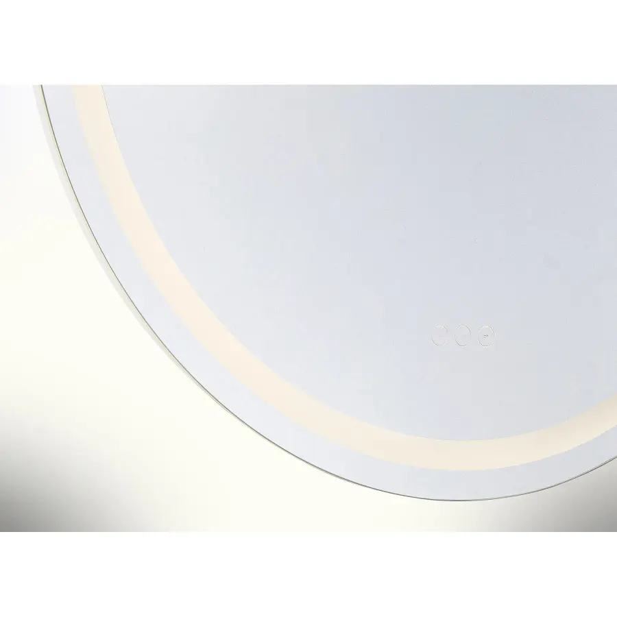 Beckett LED Round Frontlit and Backlit Mirror - Image 5