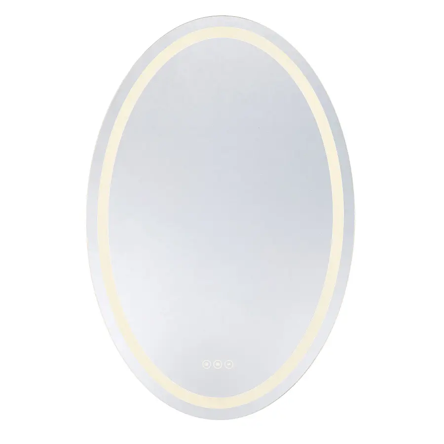 Beckett Led Oval Frontlit and Backlit Mirror - Image 1