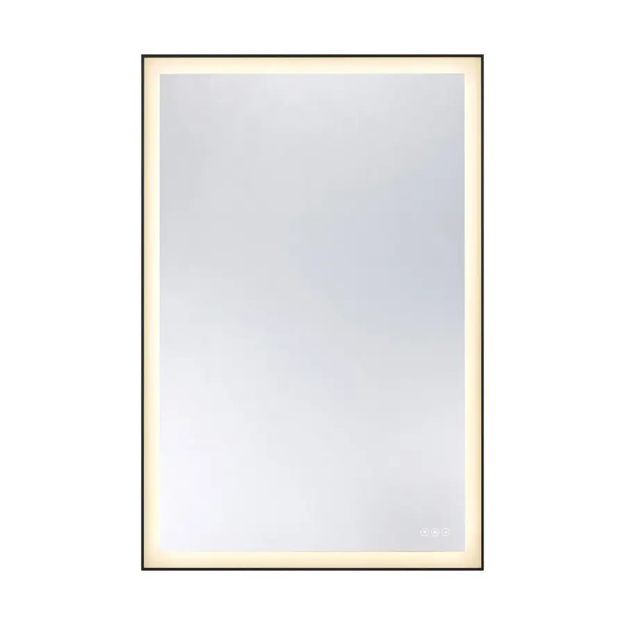 Paulding LED Mirror in Black - Image 1