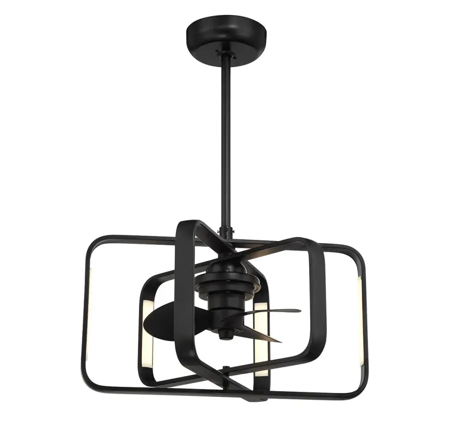 Lynx LED Fan D'Lier in Matte Black - Image 5
