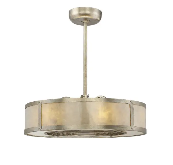 Vireo LED Fan D'Lier in Silver Dust - Image 1