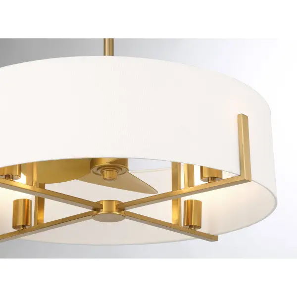 Mansell 4-Light LED Fan D'Lier - Image 7